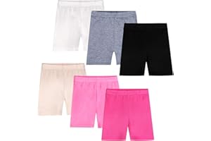 Auranso Pantaloncini Ragazze Bambini Ciclismo Pantaloncini Leggings per 2-10 Anni