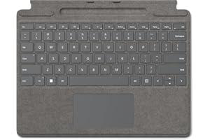 Microsoft Surface Pro 8, 9, X Signature Type Cover - Qwerty - Platinum