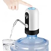 Vayomy 4 W Şarjlı Otomatik Damacana Su Pompası &ndash; 1200 mAh Bataryalı, BPA İ&ccedil;ermez, CE Belgeli Su Dispenseri (Beyaz)