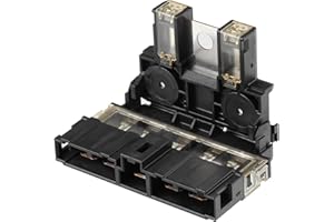 Partuto Assemblage De Borne De Fusible De Batterie - Pour Nissan G35 Plastique Noir - 1 Pièce