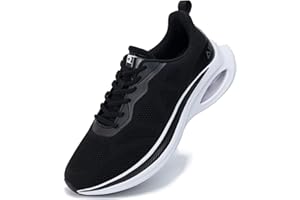 WNA Step Up Herren Walking Schuhe Laufschuhe Sneaker rutschfeste Gummisohlen Dämpfung Luftkissen Bequeme atmungsaktive Leichte Atmungsaktiv Damen Gym Running Turnschuhe Sportschuhe Joggingschuhe