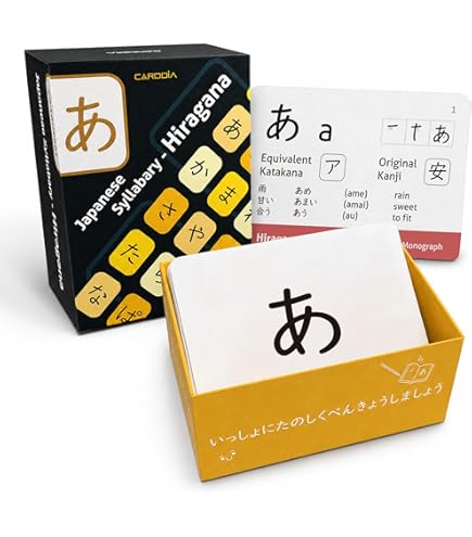 Dr. Moku Flashcards Hiragana & Katakana - Apprendre Le Japonais Débutant - Méthode Mnémotechnique Visuelle - +350 Mots