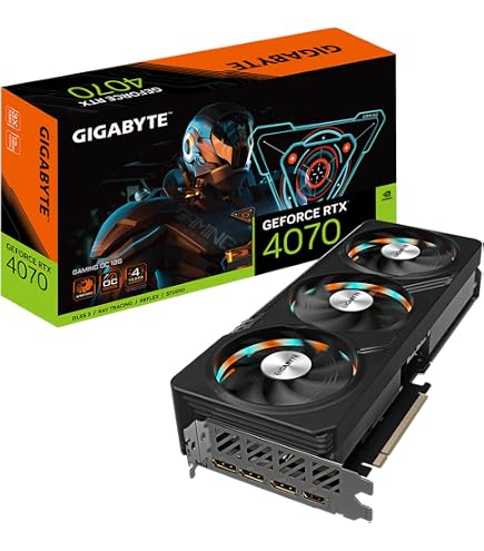 【RTX4070】GeForce RTX 4070 OC 12G NVIDIA GIGABYTE GeForce RTX 4070 Super Gaming OC 12G Carte graphique, 3