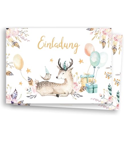 40 Winter Wonderland Geburtstagseinladungen Mit Umschlägen – 15,2 X 10,2 Cm, Ausfüllbar, Postkarten-Stil