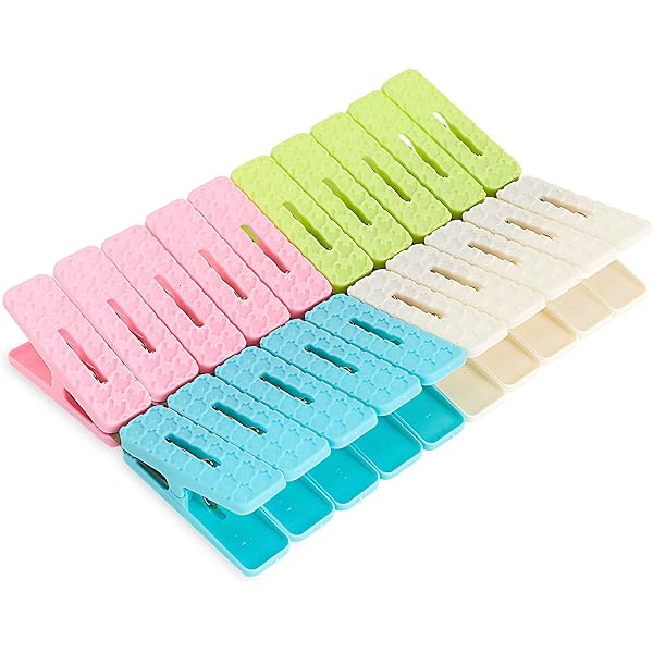 Dlux 30-Pack Soft Grip Rubber Clothes Pegs – Multipurpose, Long Lasting