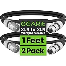 GearIT CAT6 Ethernet-Kabel, EtherCON-kompatibel RJ45-Stecker für Pro