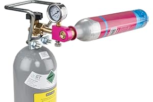 SPRUDELUX® | CO2 Umfülladapter für Wassersprudler Duo Quick Connect QC, Art, Crystal 3.0 und Terra | Adapter zum Umfüllen des CO2 Gases aus großen Flaschen in die neuen Quick Connect CO2 Zylindern