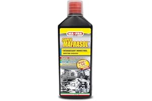 Mafra, Supermafrasol, Dégraissant Industriel Concentré, Formule Hautement diluable, élimine Les Pistes raide et Les Incristations de Chaque Surface, 900ml, Noir