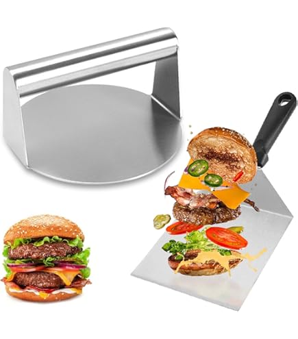 Hamburger Attrezzo Set Pezzi Per Smash Burger Spatole In