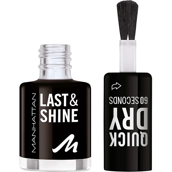 Manhattan Make-up Last & Shine Nagellack Nr. 001 Coral Blush – 10 Ml, Langanhaltend
