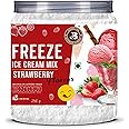 Brew Lab Instant Strawberry Freeze Ice cream Mix Powder | Easy To Make | Ready To Eat 250 gm