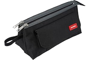 Ahlirmoy Pencil Case with 2 Large Compartments Pocket Big Capacity Pencil Pouch Holder Pen Case Makeup Bag School Supplies Office Stationery Storage Gift for High School Students Girl Boy Adult Teen