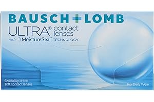 Bausch + Lomb ULTRA Lenti a Contatto Correttive Mensili, 6 Lenti, BC 8.5 mm, DIA 14.2 mm, -6.5 Diopt