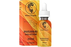 ‎MANE REGAIN Mane Regain - RU58841 5% Lösung (50 mg/ml) - Fortschrittliche Behandlung gegen Haarausfall - Anti-Androgen-Haar-Tonic - Fördert das Nachwachsen der Haare und beugt Haarausfall bei Männern vor - 30 ml