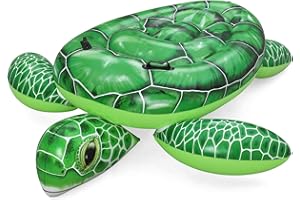 Bestway Inflatable Turtle Ride On for Kids Swimming Pool Inflatable, Swim Float, Pool Toys for Boys and Girls