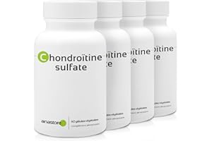 ANASTORE CHONDROÏTINE SULFATE * PACK 3+1 GRATUIT * 400 mg / 240 gélules * Articulations (douleurs articulaires, inflammation)