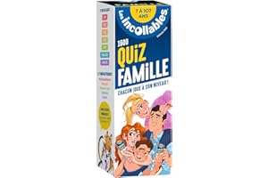 Les incollables - Quiz famille - De 7 à 107 ans: 1 600 questions réponses par réviser en 4 éventails