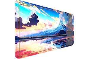 smatcamp MTG Playmat, 24" x 14" MTG Playmat with Zones, Stitched Edges Game Play Mat Trading Card Game Playmats Mouse Pad Smooth Rubber Surface TCG Game Mat with Storage Bag