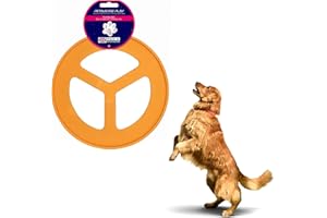 FunkyPaw PETAVERSE® Flexible TPU Dog Flying Disc | Frisbee Interactive Tossing Toy | 8'' 20cm | Non-Toxic Material Chew Puppy Tough Outlasts Most | Pet Training Outdoor Fetch Exercise