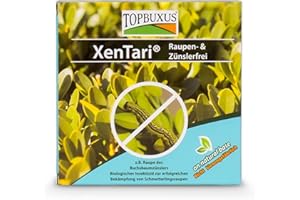 TOPBUXUS XenTari - Against Box Tree Caterpillars - 15g treats 150m2 Boxwood - Biological - Safe for Bees & Birds