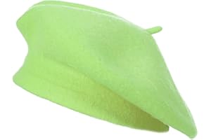 ZLYC Femmes Classique Francais Laine Chapeau de Béret