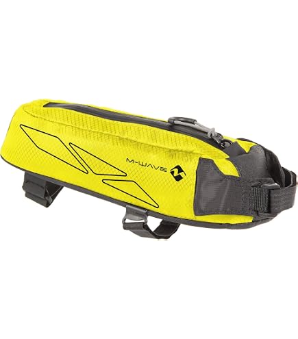 M-WAVE Unisex – Erwachsene Rough Ride Saddle M Fahrrad Satteltasche, blau, ca. 46x9x11 cm Sport & Freizeit