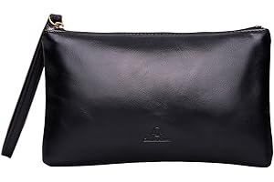 Cronus & Rhea - Bolso de Cuero (Arion) - Embrague Bolso de Mano Bolso de Noche Funda Smartphone - Con Caja de Regalo - Señoras