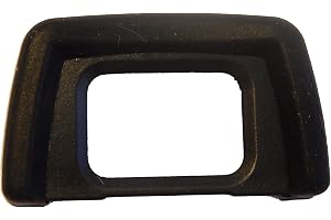 vhbw ögonmussla sökare kompatibel med Nikon D3000, D5000, D5500, D5100, D3100 kamera spegelreflexkamera DSLR okular –