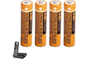 FKFCV 4 Pack 1.2V 550mAh NI-MH Rechargeable AAA Battery for Cordless Phones, AAA Rechargeable Batteries for Gigaset Handsets