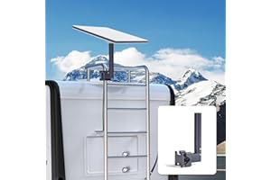 EDUP LOVE EDUP Stalink Mini Long Pole Mount, Starlink Mini RV Ladder Mount, Starlink Pole Mount Kit with Pipe Adapter, Extension Pipes, Tools, Load-Bearing 200lbs, Installation Range 0.8-1.97in”