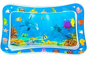 yybng Sensor Water Playmat, Verdickte Wassersensor-Spielmatte Für Katzen, Wassermatte Baby Wasserspielmatte Spielzeug, Hundebettmatten, Spielmatte Befüllbar Mit Wasser