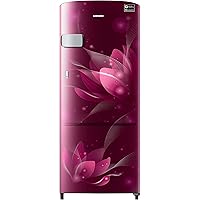 Samsung 192 L 4 Star Inverter Direct Cool Single Door Refrigerator(RR20T1Y2XR8/HL, Blooming Saffron Red)