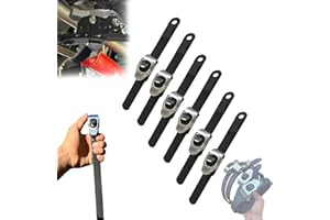 Fgbetcv Ultimativer robuster Haltegurt, anschließbare Mehrzweck-Ratschengurte, verstellbare, robuste, abschließbare Spanngurte, wiederverwendbar, sicher alles (6 Stück)