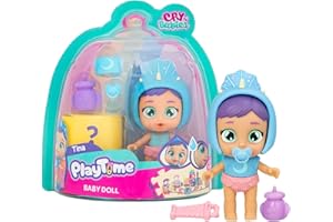 IMC Toys -Lalka Baby Lloron Czas odtwarzania 8,5 cm pchnij je i czołgaj się, wielokolorowy (921825)