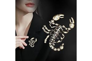 Wendalern Scorpione Smalto Pin Gotico Scorpione Insetto Spilla Personalità Corsage Bouquet Lapel Pin Sciarpa Scialle Decorazione Accessori Per Le Donne Uomini