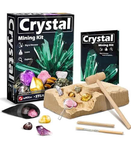 KOSMOS Crystal Growing Experiment Kit For Kids – Grow Colorful Crystals In Blue, Red & Yellow | STEM Science Toy - View #10
