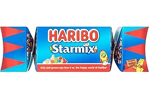 BELLA & CO. Starmix Tube Christmas Sweets Christmas Crackers | Christmas Selection Box | Pick and Mix Sweets for Party | Stockings Fillers | Sweets in Bulk | 120g