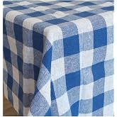 DENİZLİ &Ccedil;EYİZ Mavi 150 X 150 Cm Sofra Bezi Masa Ve Piknik &Ouml;rt&uuml;s&uuml; mavi 150 x 150