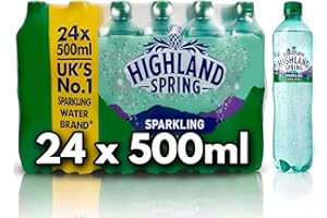 GENERIC Highland Spring Sparkling Water - 24 x 500ml Bottles by Kandy Collection