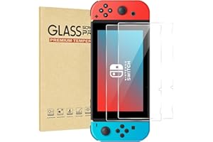 Rvciby 2-Pack Tempered Glass Screen Protector for Switch Model 2017 [6.2 Inch]，HD Clear, Easy Installation, 9H Hardness, Ultra Thin