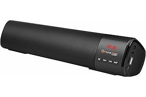 MusicMan Bluetooth FM Barre De Son USB AUX Carte MicroSD LED Écran LCD Musique Streaming Puissant Haut-Parleur Batterie Intégrée BT-X54