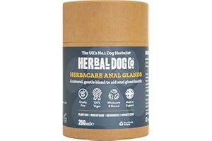 Herbal Dog Co Anal Gland Treatment for Dogs & Puppies, 250ml - Dog Gland & Dog Digestive Supplements - All-Natural, Vegan, Made in UK