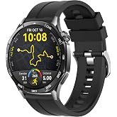 Teknoft 22mm ile Uyumlu Saatler i&ccedil;in Yumuşak Şerit Model 46mm Silikon Kordon HUAWEI Watch (GT5 Pro/GT5/GT4/Watch 4 Pro/GT3/GT