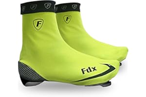 FDX Thermal Cycling Shoe Covers, Cold Protection Warm Winter Bike Overshoes Windproof Water Resistant Gaiters for Men and Women - Road Biking, MTB Accessories