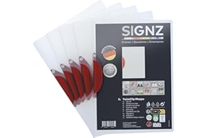 SIGNZ Zszywacz zaciskowy TwistClip, DIN A4, 5 sztuk, na 30 arkuszy, neutralny pod względem emisji CO2, wyprodukowany w Niemczech