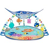 Bright Starts , Disney Baby Kayıp Balık Nemo Mr. Ray Okyanus Işıklı ve M&uuml;zikli Jimnastik Merkezi, Yenidoğan ve &Uuml;zeri