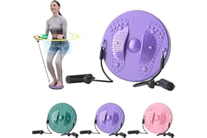 SNUGEASY Waist Whisper twisting Disc Board for Exercise, Waist Twister Board with Mangets Reflexology for Slimming and Strengthening Abdominal & Stomach Exercise Massage Foot Sole