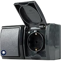 ABSINA Commutatore In Superficie Per Ambienti Umidi - 6x Interruttore In Superficie A 1 G Ip54 250v 10a Interruttore In Superficie Per Ambienti Umidi 69402559 - Foto 13