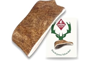 ChronoBalance, L Gamo asta de Ciervo para Perros, 100% Natural Snack para el Cuidado Dental, Juguete y Hueso para Perros con minerales y nutrientes, Conjunto de 1