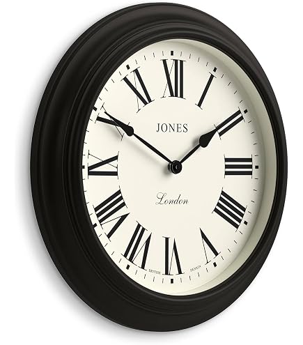 NEWGATE® Battersby wall clock | Large round iconic metal wall